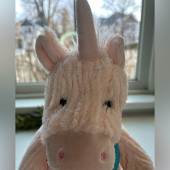 The Manhattan Toy Co. Adorables pink unicorn stuffed plush animal NWT - Picture 4 of 7